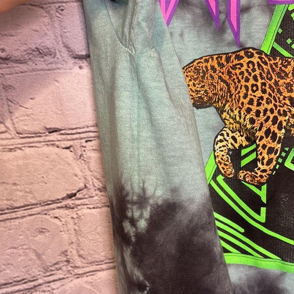 NWOT Licensed Def Leppard Animal Tie Dye Band Tee - Size Large - Picture 5 of 15